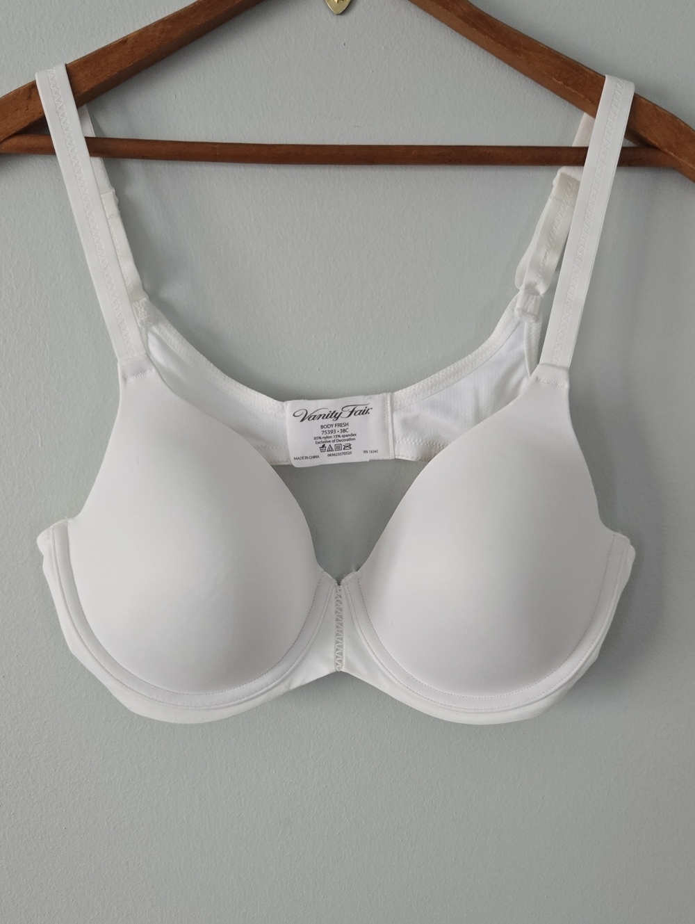 Vanity Fair 38C Body Fresh Full Coverage T-shirt Bra 75393